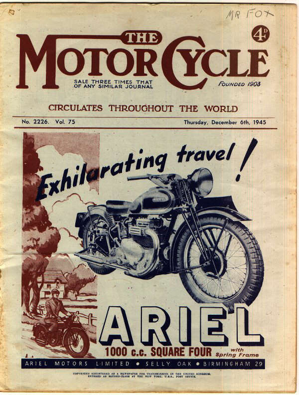 Ariel Square Four 1945