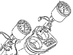 Ducati 900SS instruments
