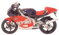 Aprilia RS125 Blue/Red