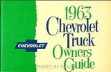 1963 Chevrolet Pickup and Truck Reprint Owner s Manual