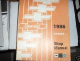 1986 Chevrolet Chevy Sprint Service Shop Repair Manual