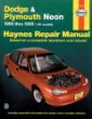 Haynes Dodge  Plymouth Neon 1995 thru 1999 (Haynes Repair Manuals)