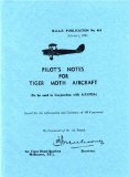 De Havilland Tiger Moth -Pilot s Notes (Pilot s Notes Collection)