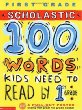 100 Words Kids Need to Read by 1st Grade