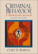 Criminal Behavior: A Psychosocial Approach