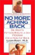 No More Aching Back: Dr. Roots New 15 Minute-A-Day Program for a Healthy Back
