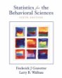 Statistics for the Behavioral Sciences