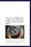 American and English Genealogies in the Library of Congress; Preliminary Catalogue