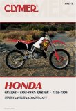 Honda Cr125R 1992-1997, Cr250R 1992-1996 (Clymer Motorcycle Repair)