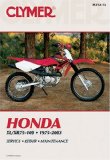 Honda Xl Xr75-100, 1975-2003 (Clymer Motorcycle Repair)