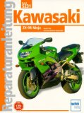 Kawasaki ZX-9R Ninja. Modell 1998 und uberarbeitetes Modell 2000.