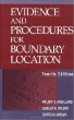 Evidence and Procedures for Boundary Location