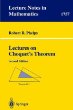 Lectures on Choquets Theorem (Lecture Notes in Mathematics (Springer-Verlag), 1757.)