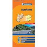 Michelin Map No. 524 Aquitaine (France), including map of Bordeaux - Scale 1cm : 3km (French Edition)