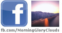 Morning Glory Clouds on Facebook